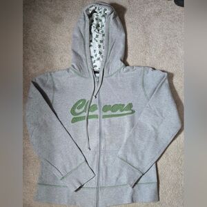 Vanity Gray and Green Hoodie